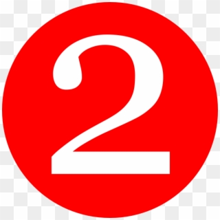 2 Number Png Images - Number 2 Red Circle Clipart