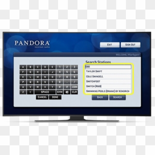 Stream Pandora On Your Tv And Discover New Music - Pandora Clipart