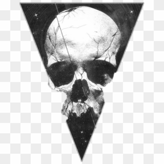 #skull #triangle - Skull Clipart