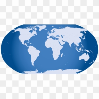 Globe-32299 480 - Blue Map Of The World Clipart