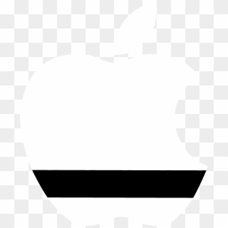 Apple Logo Black And White Clipart