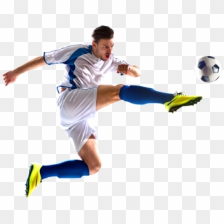 Football Kick Png - Soccer Player Kicking Ball Png Clipart