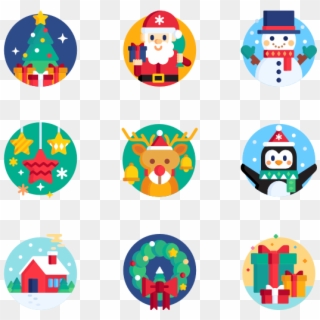 Christmas - School & Work Vector Flat Icons Png Clipart