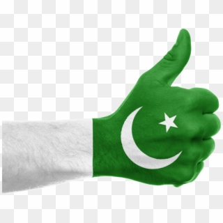 Pakistan Flag Hand Thumbs Up 641446 - Pakistan Flag New 2017 Clipart