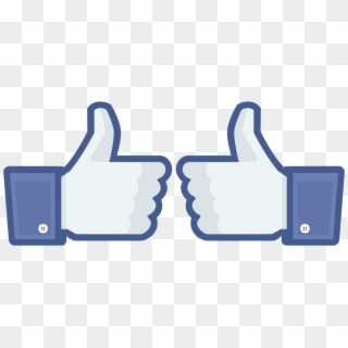 Facebook Like Thumbs Up Png - 1100 Facebook Likes Clipart