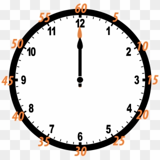 Telling Time - Clock Showing Clipart