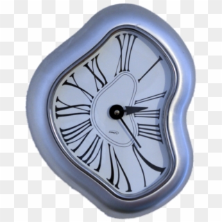 Drawn Clock Warped - Warped Clock Png Clipart