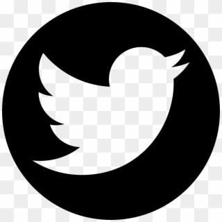 Png File - Twitter Icon Round Black Clipart