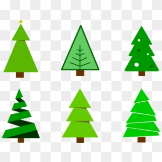 Simple Christmas Ornament Vector Art With Free Modern - Christmas Tree Vector Png Clipart