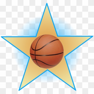 Wiki Star Basketball - Basketball And Star Clipart