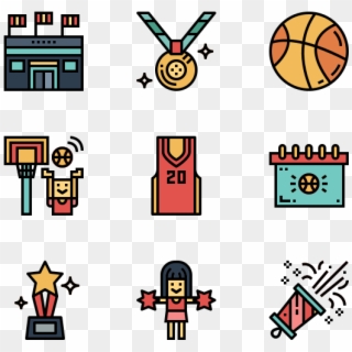 Basketball - Human Icon Color Png Clipart