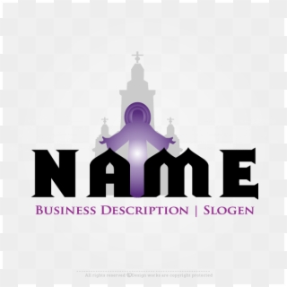 Online Logo Creator Catholic Church Label Template - Business Woman Of The Year Clipart