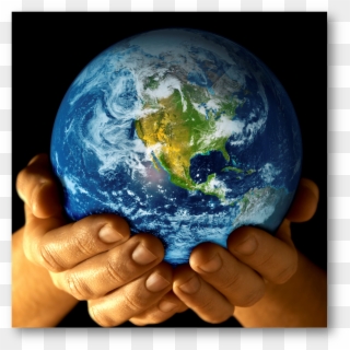 Hands Holding Earth Clipart