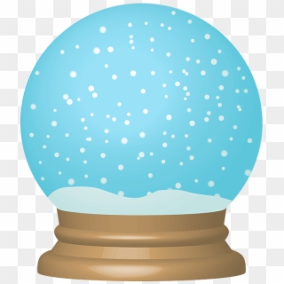 Snow Ball, Snow, White, December, Snow Crystals, Winter - Transparent Snow Globe Clipart - Png Download