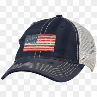 American Flag Hat - Baseball Cap Clipart