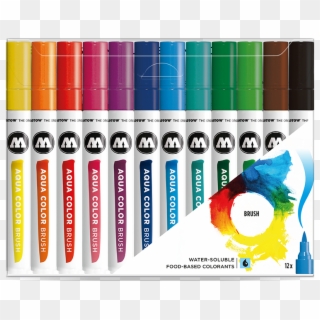 Aqua Colour Brush Clipart