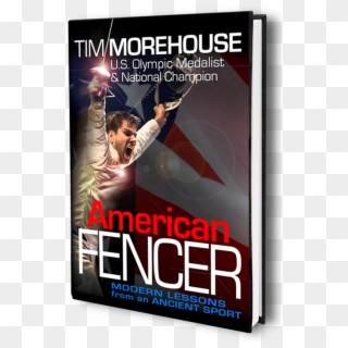 Tim Morehouse At Nyc Barnes & Noble For Fencing Demo - Flyer Clipart