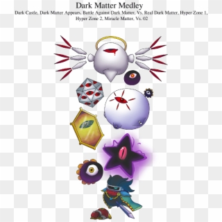 Kirby- Dark Matter Medley Sheet Music For Piano, Other - Kirby Miracle Matter Clipart