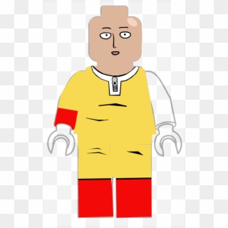 An Initial Saitama Skin, For Use In Keyshot - Lego Minifigure Colouring Pages Clipart