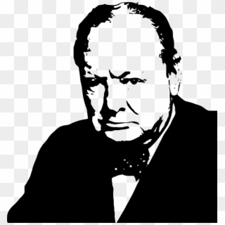 Bleed Area May Not Be Visible - Winston Churchill Clipart