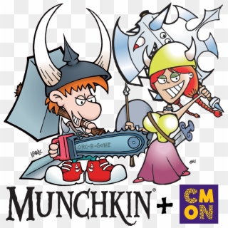 Clipart Black And White Cmon And Steve Jackson Partner - Munchkin Game Art - Png Download