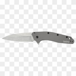 Kershaw Dividend, Gray Pocket Knives, Blade, Gray, - Kershaw Link Blackwash Tanto Clipart