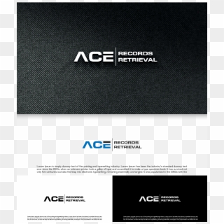 Logo Design By Owsky 2 For Ace Records Retrieval, Llc - Business Card Clipart