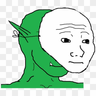Just Made Some Wojak Mask React Pics For Use On People - Goblin Wojak Clipart