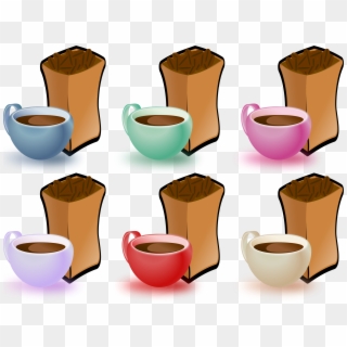 This Free Icons Png Design Of Coffee Cups - Coffee Beans Clip Art Transparent Png