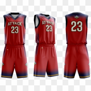 Custom Sublimated Basketbal Uniforms - Basketball Custom Jersey Design Clipart