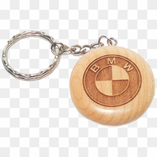 Maple Round Keychain - Wooden Key Ring Designs Clipart