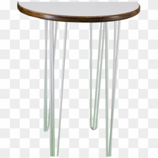 2016 White Hairpin Bar Table - End Table Clipart
