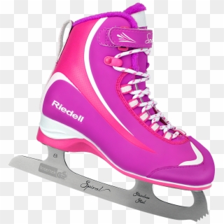 Riedell Model 615 Soar Jr - Pink Ice Skate Boots Clipart