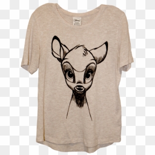 A Tan Long Sleeve Shirt Of Bambi - Llama Clipart