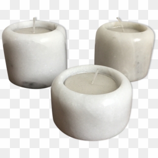 Marble Candlestick Holder Set - Candle Clipart