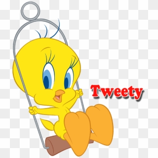 Tweety Bird Swinging , Png Download - Friday Morning Greetings Funny Clipart