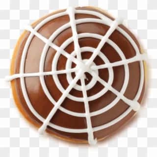 Krispy Kreme Halloween 2016 Spider Web Doughnut - Spider Web Clipart
