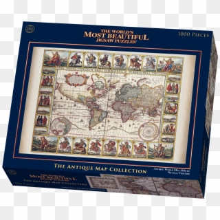 The World's Most Beautiful Antique World Map By Nicolas Clipart