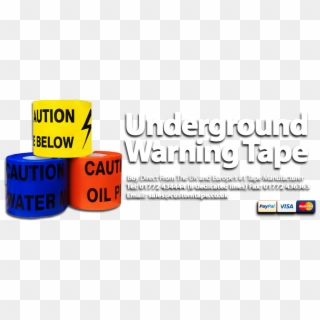 Underground Warning Tape From The Uk's - Underground Warning Tape Banner Clipart