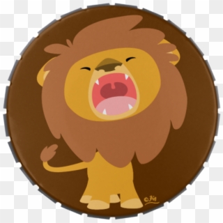 Lion Cartoon Group Cute Merch Collection By Ⓒ - Roaring Cute Lion Animated Clipart