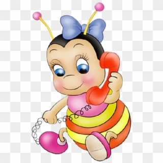 Baby Cartoon Bees Are Free To Copy For Your Own Personal - Honey Bee Drawing Cartoon Clipart