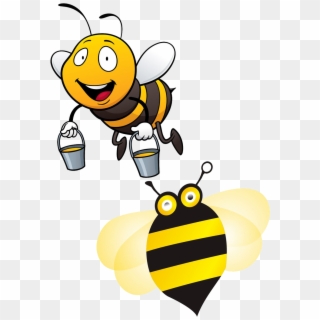 Bee Clip Art - Honey Bee Bee Cartoon Drawing - Png Download