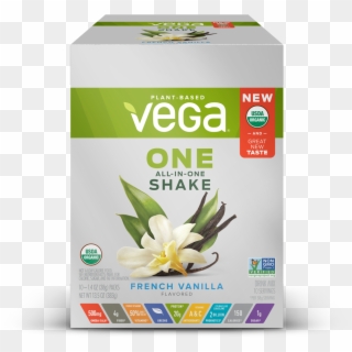 Vega One Organic All In One Shake, French Vanilla - Vega Protein Salted Caramel Clipart