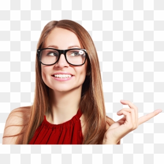 Mulher De Oculos Png - Girl Clipart