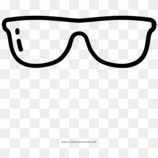 Oculos De Sol Fundo - Line Art Clipart