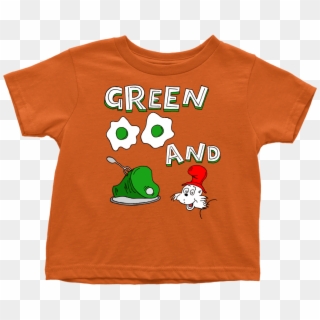 Dr Seuss Toddler Shirt Green Eggs And Ham - T-shirt Clipart