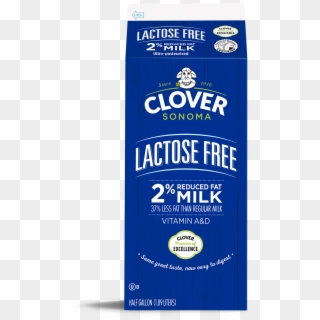Lactose Free 2% Milk - Lactose Free Milk Clover Clipart