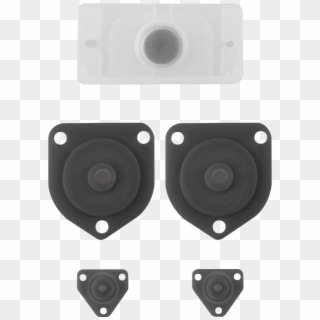 Playstation 4 Controller Rubber Conductive Pads - Plastic Clipart