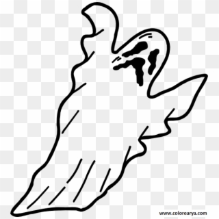 Colorear Halloween - Scary Ghost Clipart - Png Download