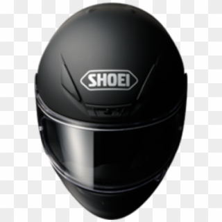 Matte Black Shoei Motorcycle Helmet Clipart